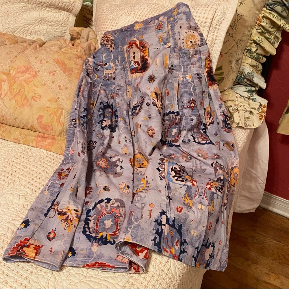 Adorable BOHO skirt. Fabulous colors. Elastic waist. Cotton blend. Size S. - Picture 4 of 10